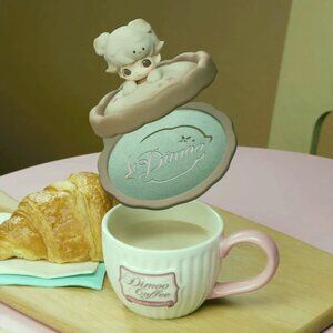 DIMOO WORLD Coffee Cup POP MART New In Box Authentic